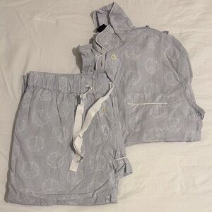 J. Crew Light Blue Pajama Set